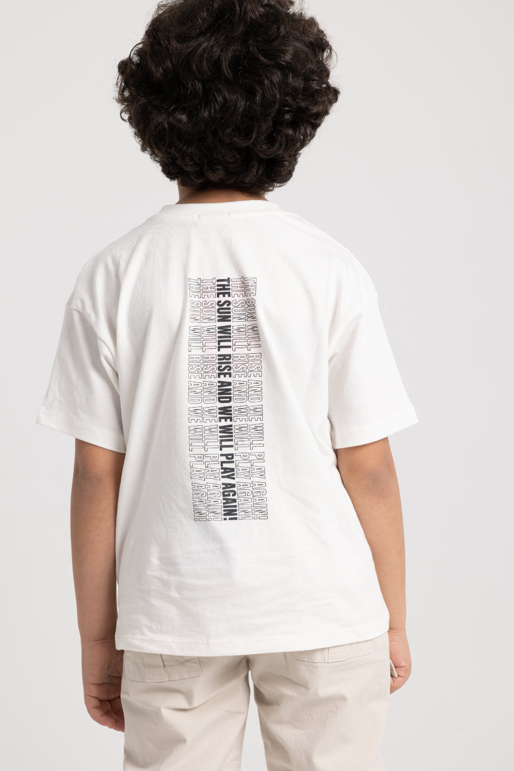Unisex "THE SUN WILL RISE" Short-Sleeved T-Shirt – Offwhite