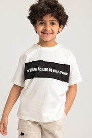 Unisex "THE SUN WILL RISE" Short-Sleeved T-Shirt – Offwhite