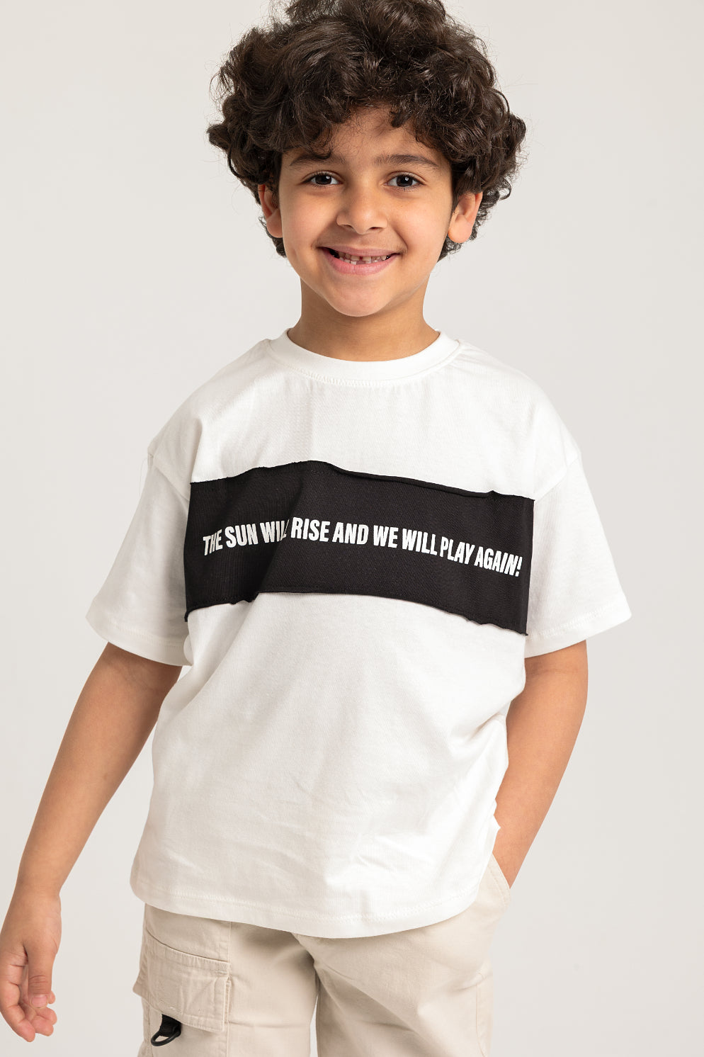 Unisex "THE SUN WILL RISE" Short-Sleeved T-Shirt – Offwhite