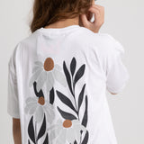 Unisex "WILD FLOWER" Short-Sleeved T-Shirt – White