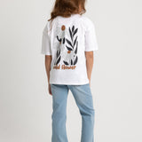 Unisex "WILD FLOWER" Short-Sleeved T-Shirt – White