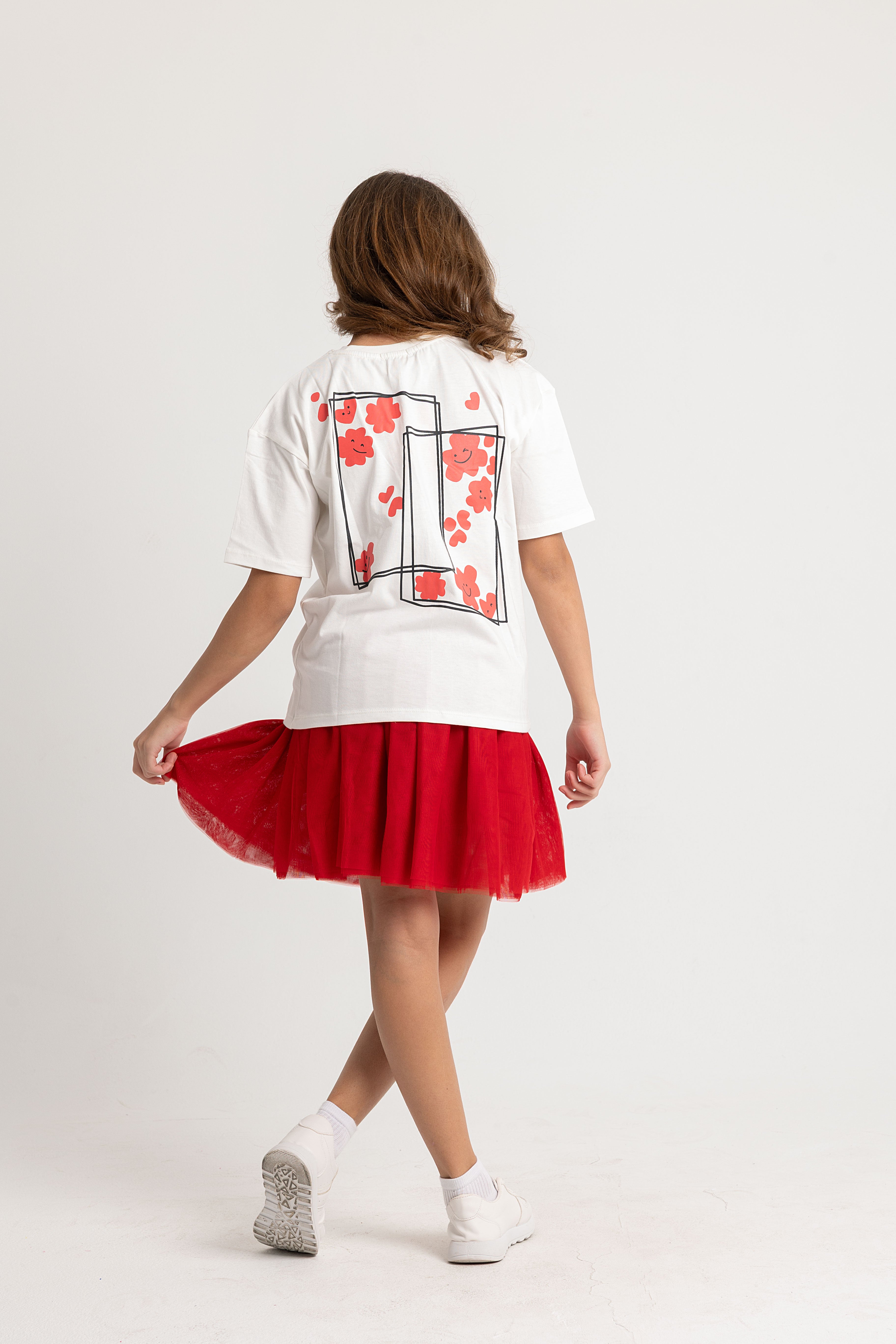 Red Tulle Skirt