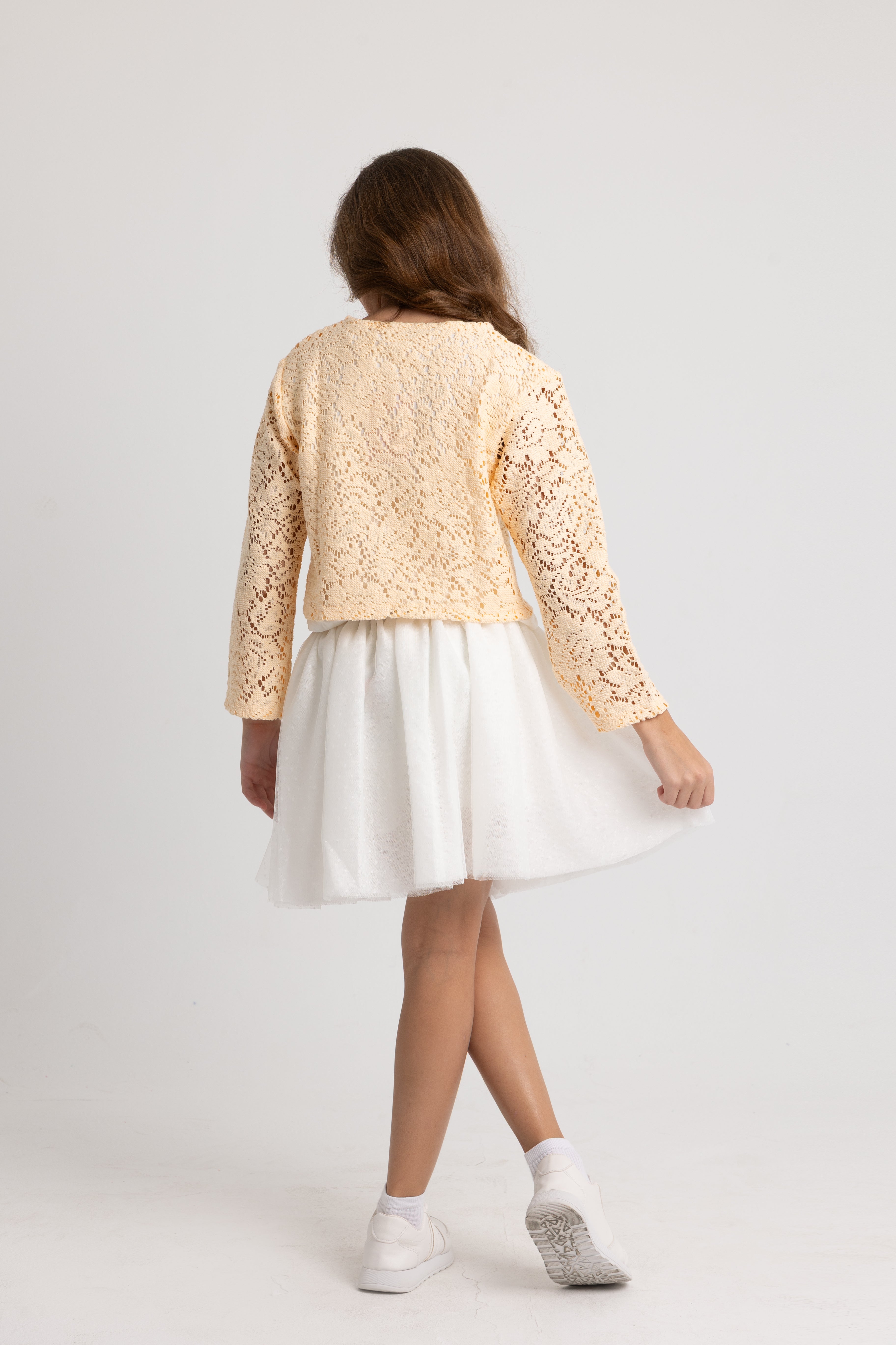 Off-White Tulle Skirt