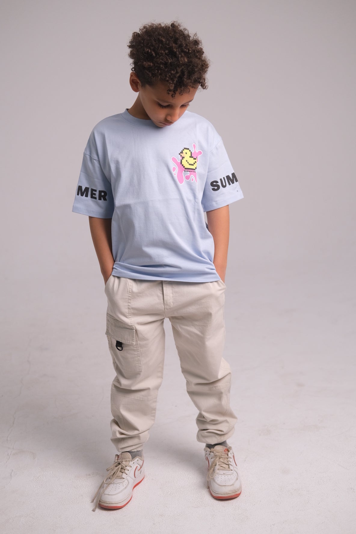 Unisex "SUMMERTIME" Short-Sleeve T-Shirt – Baby Blue