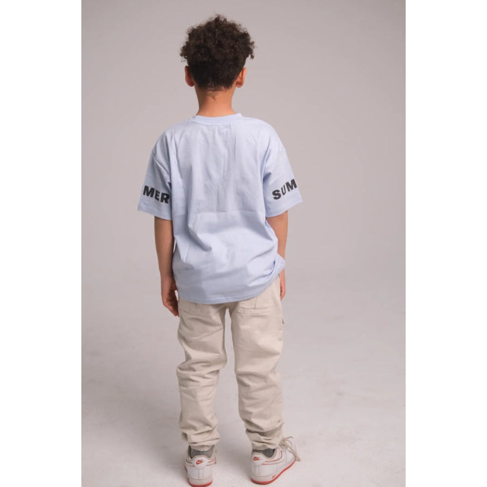 Unisex "SUMMERTIME" Short-Sleeve T-Shirt – Baby Blue