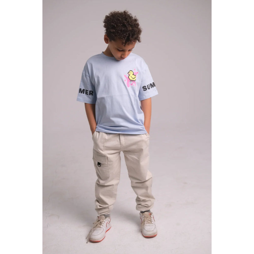 Unisex "SUMMERTIME" Short-Sleeve T-Shirt – Baby Blue