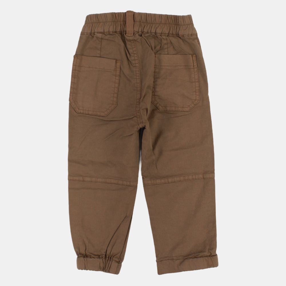 Unisex Baby Gabardine Outdoor Pants – Brown