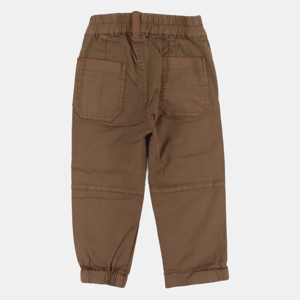 Unisex Baby Gabardine Outdoor Pants – Brown