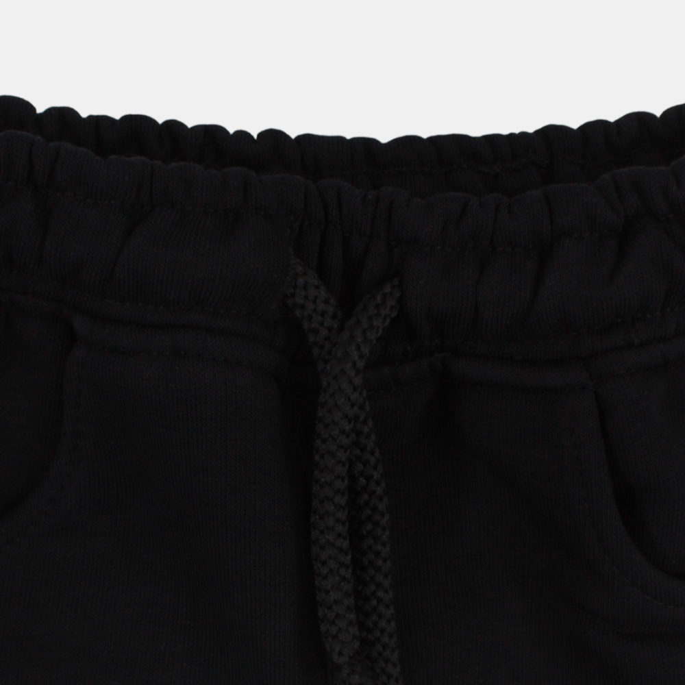 Unisex Baby Cotton Shorts – Black