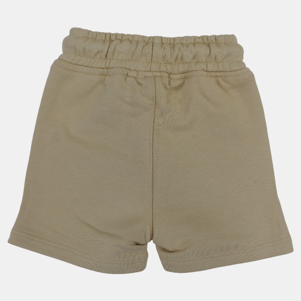 Unisex Baby Cotton Shorts – Beige