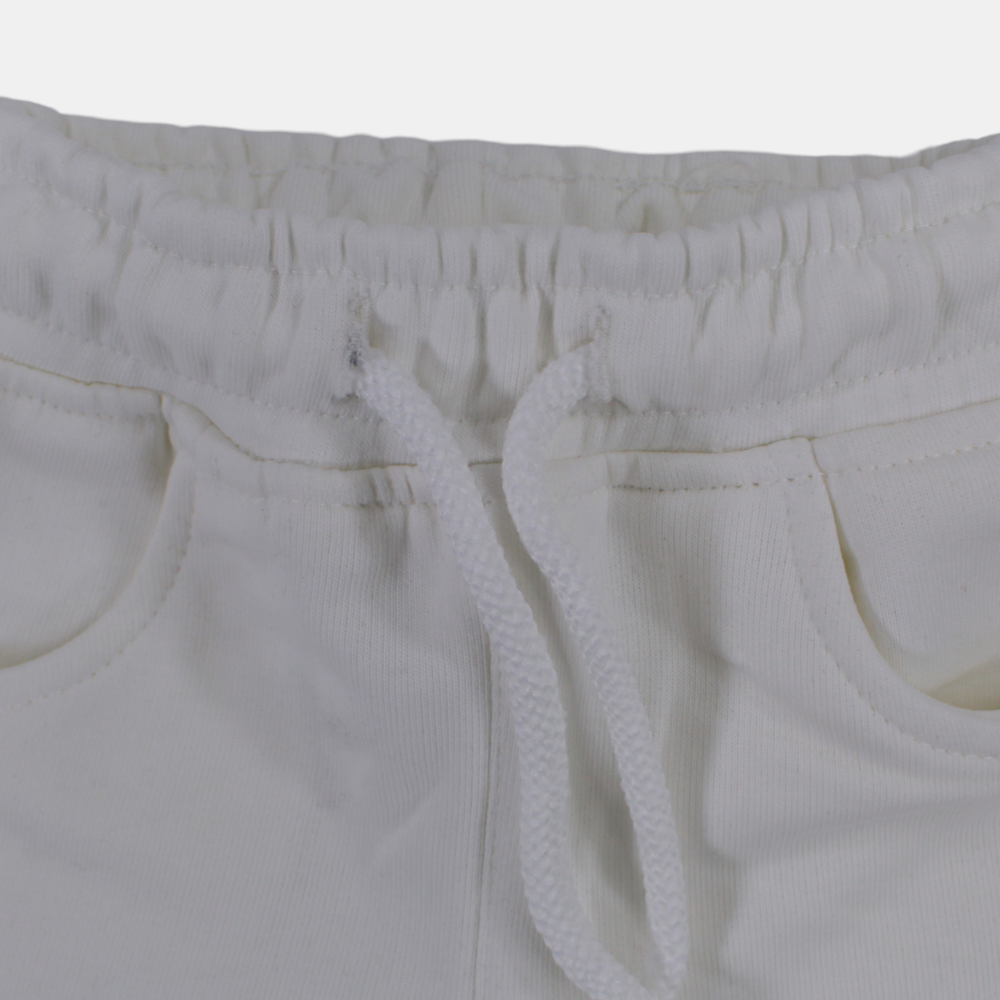 Unisex Baby Cotton Shorts – Offwhite