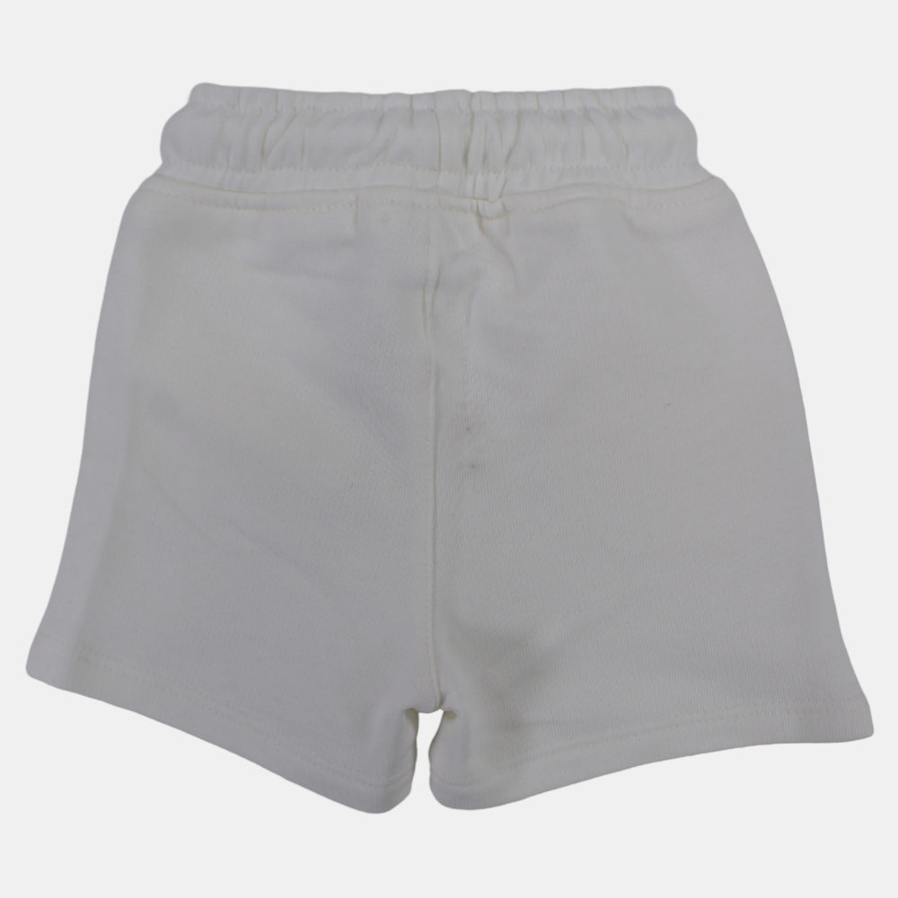 Unisex Baby Cotton Shorts – Offwhite