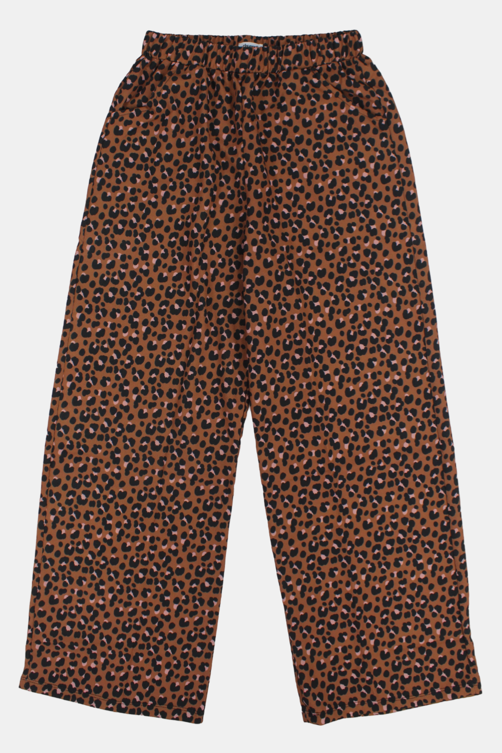 Girls Brown Leopard Pants