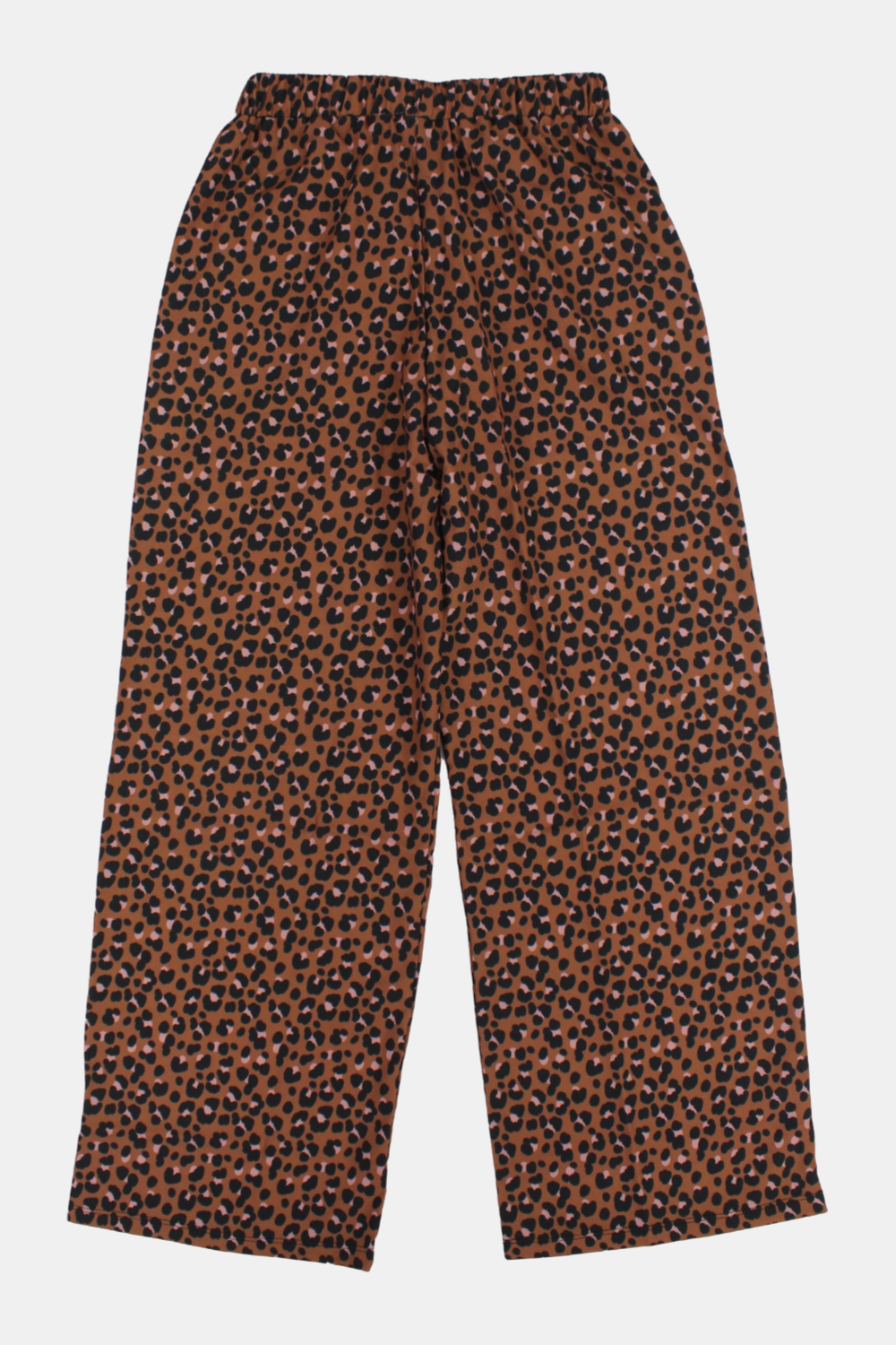Girls Brown Leopard Pants