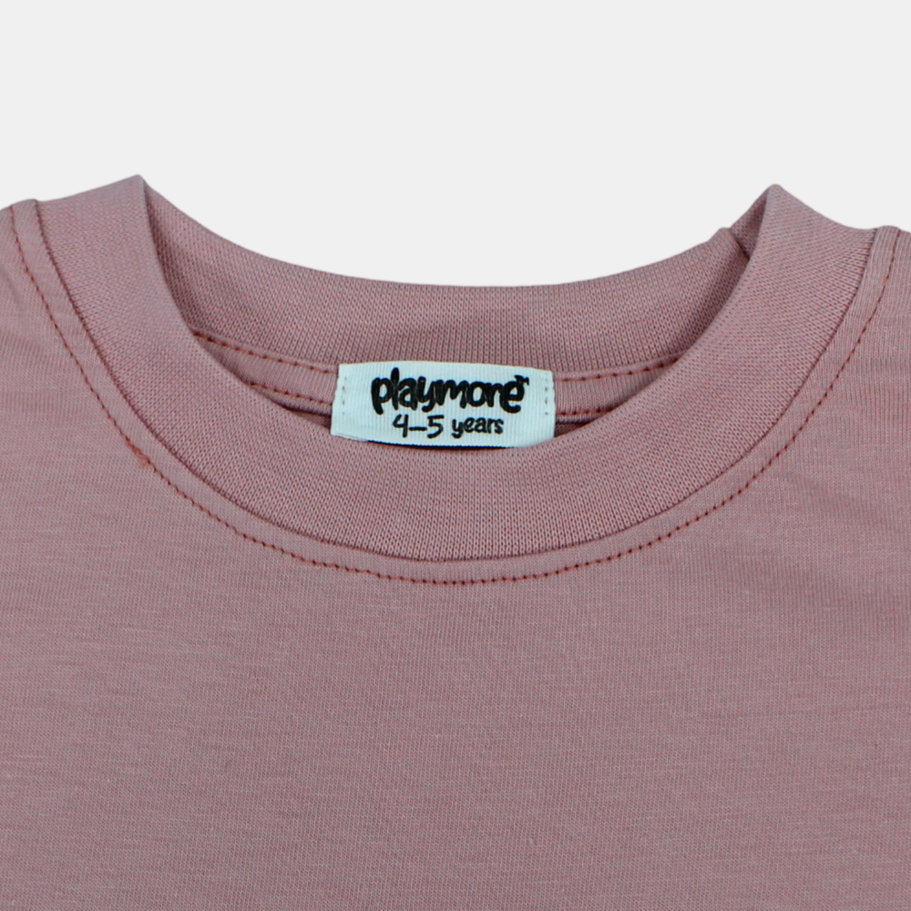 Unisex Short-Sleeved Cotton T-Shirt – Dusty Pink "North Coast Club" Design