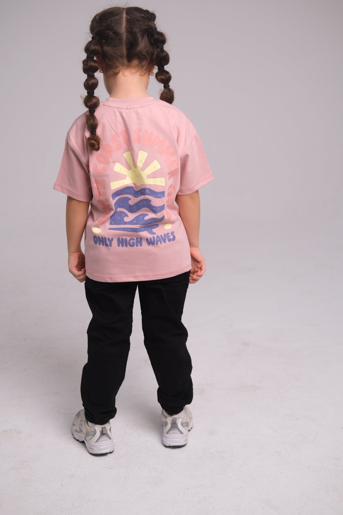 Unisex Short-Sleeved Cotton T-Shirt – Dusty Pink "North Coast Club" Design