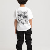Unisex Short-Sleeved Cotton T-Shirt – White Minimalistic Poster