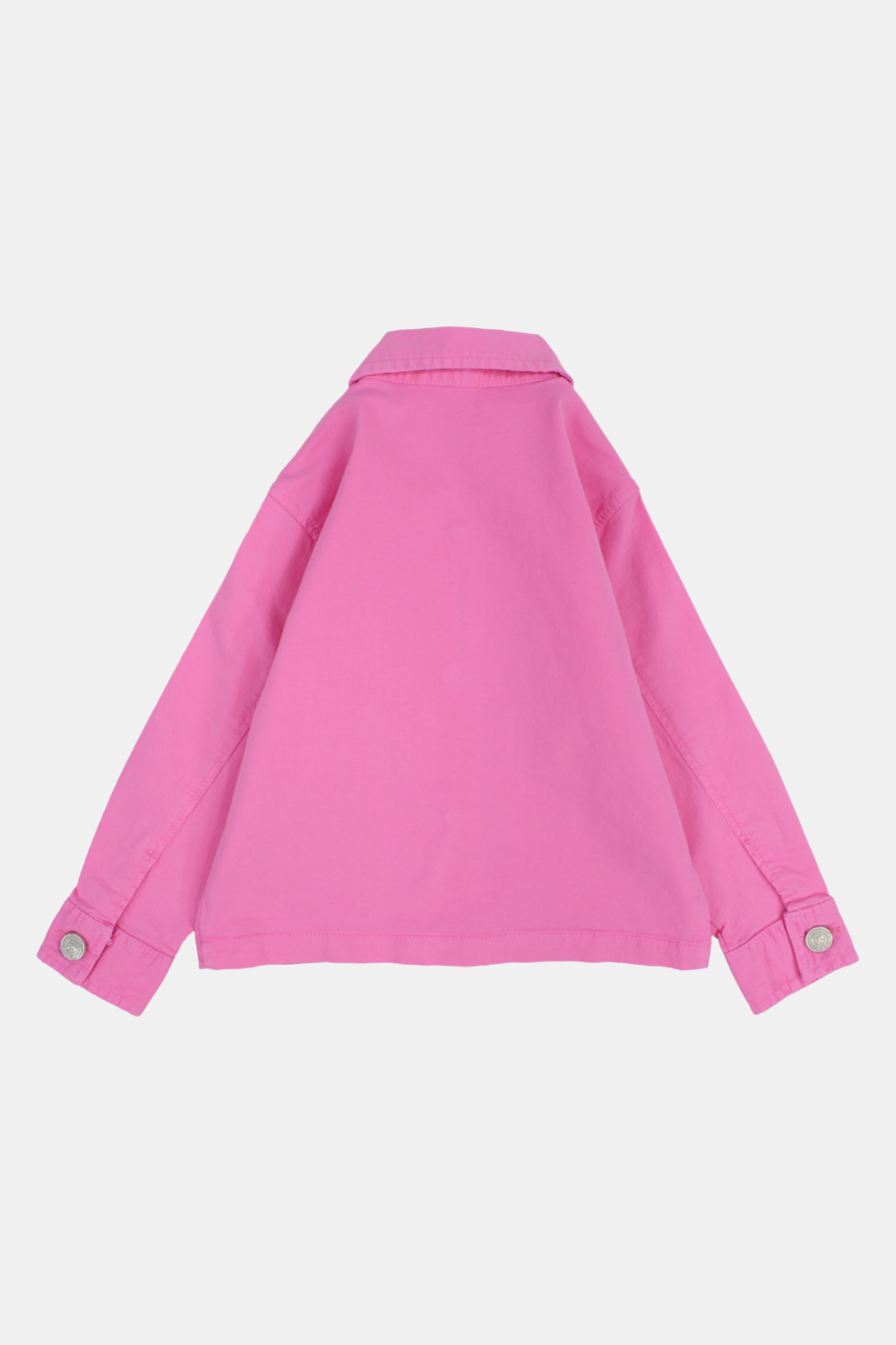 Baby Girls Fuchsia Gabardine Jacket