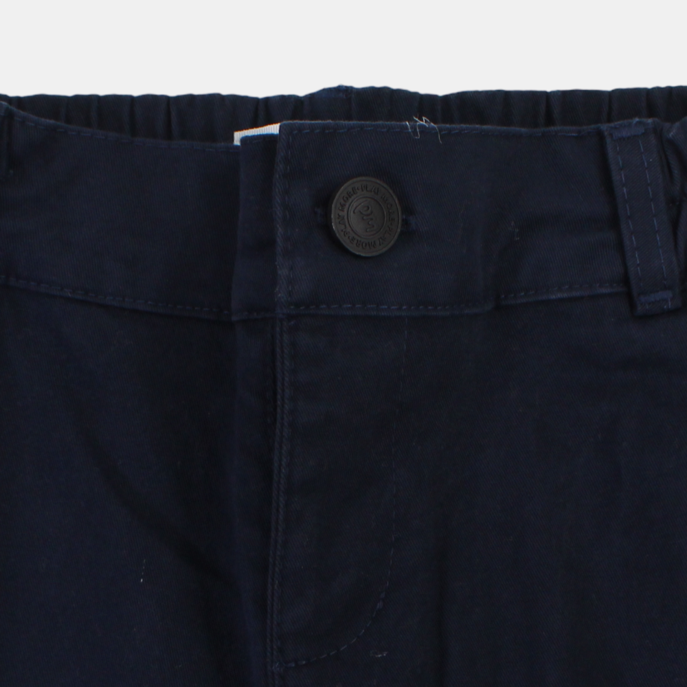 Unisex Baby Navy Gabardine Pants