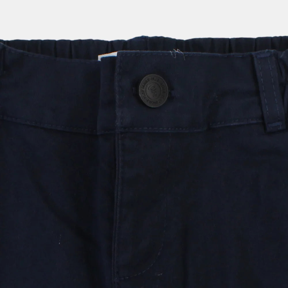 Unisex Baby Navy Gabardine Pants