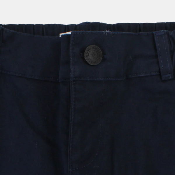 Unisex Baby Navy Gabardine Pants