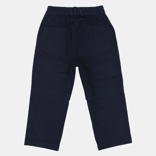 Unisex Baby Navy Gabardine Pants