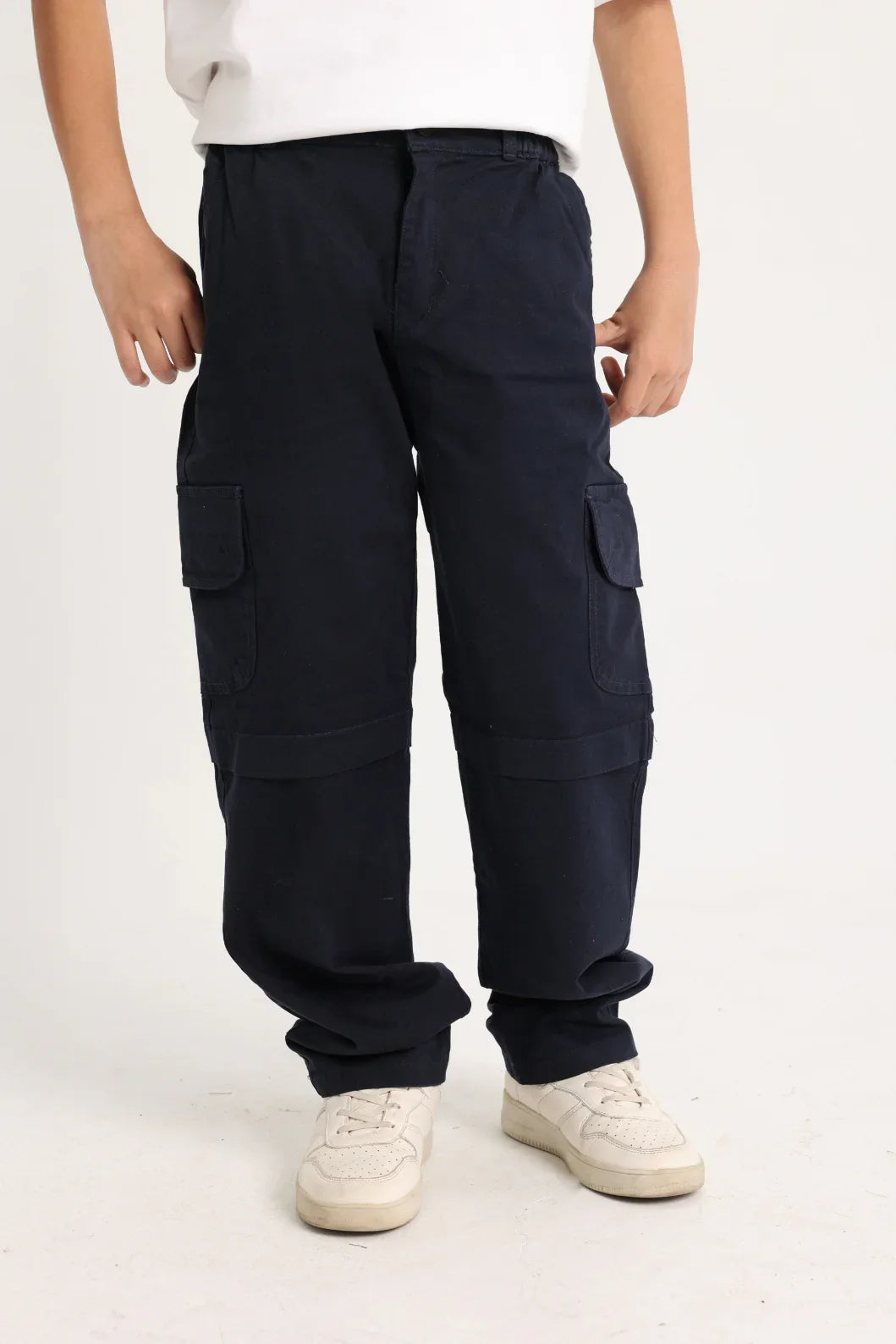 Unisex Kids Gabardine Pants – Navy - Clothing - Playmore