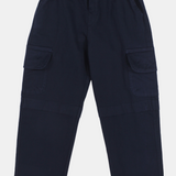 Unisex Kids Gabardine Pants – Navy