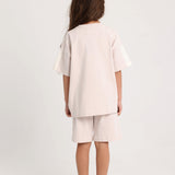 Unisex Kids Cotton Outfit Set – Beige