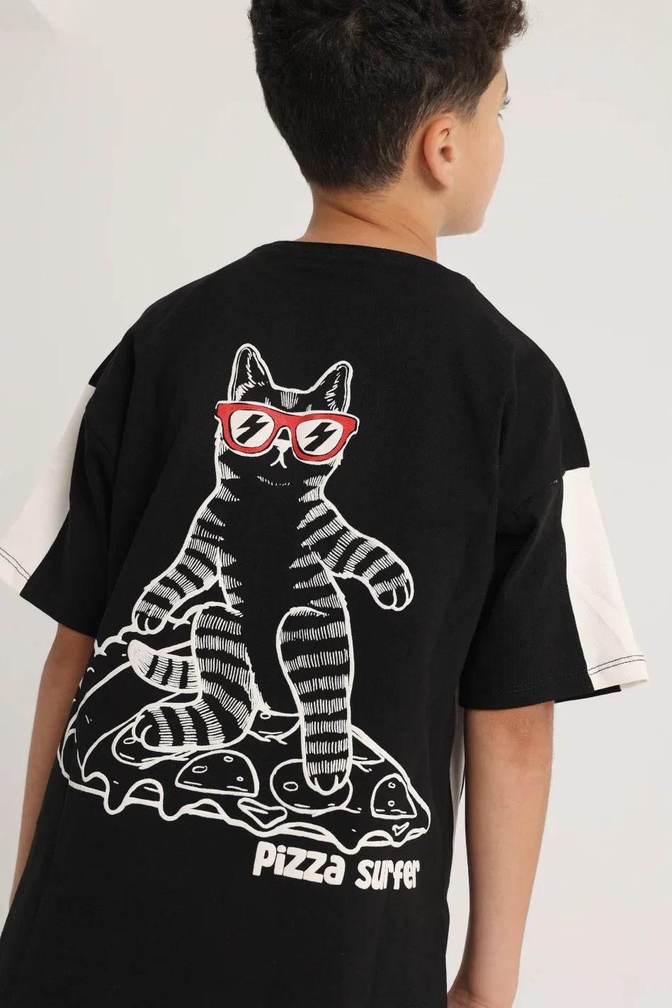 Unisex Kids Cotton Outfit Set – Black