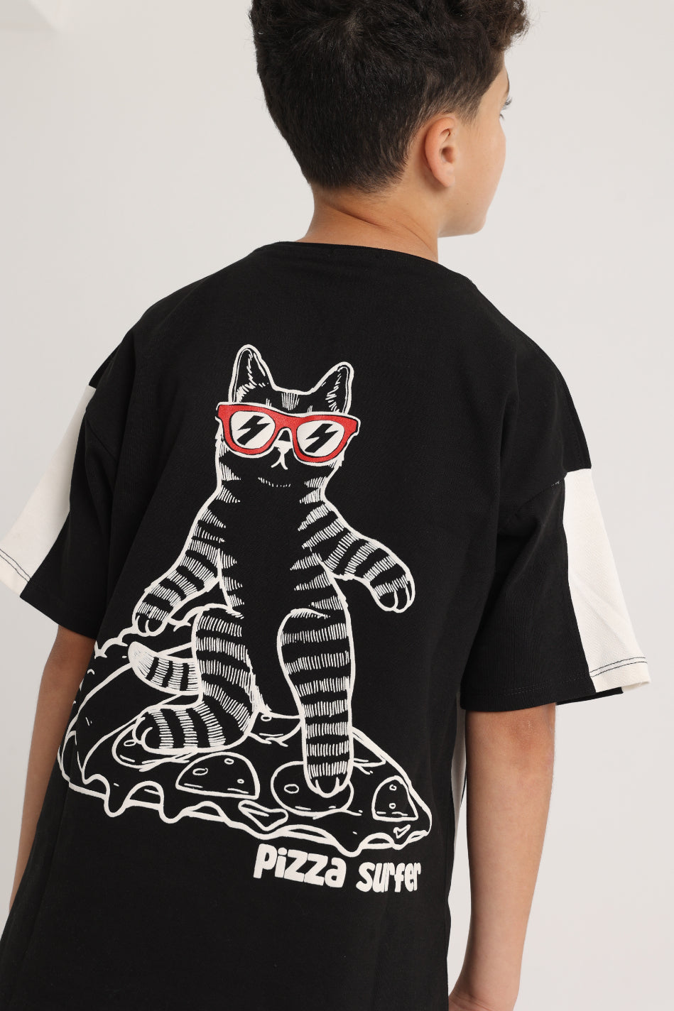Unisex Kids Cotton Outfit Set – Black