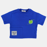 Unisex Baby Royal Blue Cotton T-Shirt