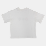 Unisex Baby Off-white "Circle Triangle Square" Cotton T-Shirt