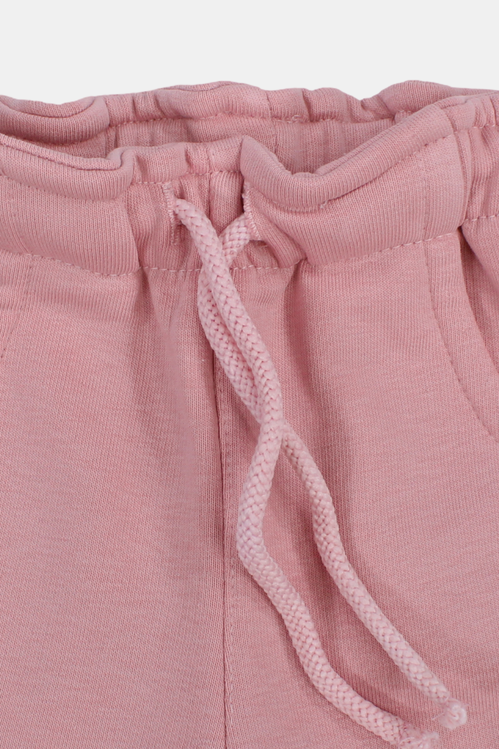 Unisex Baby Dusty Pink Cotton Shorts