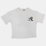 Unisex Baby Off-white Pyramids Cotton T-Shirt