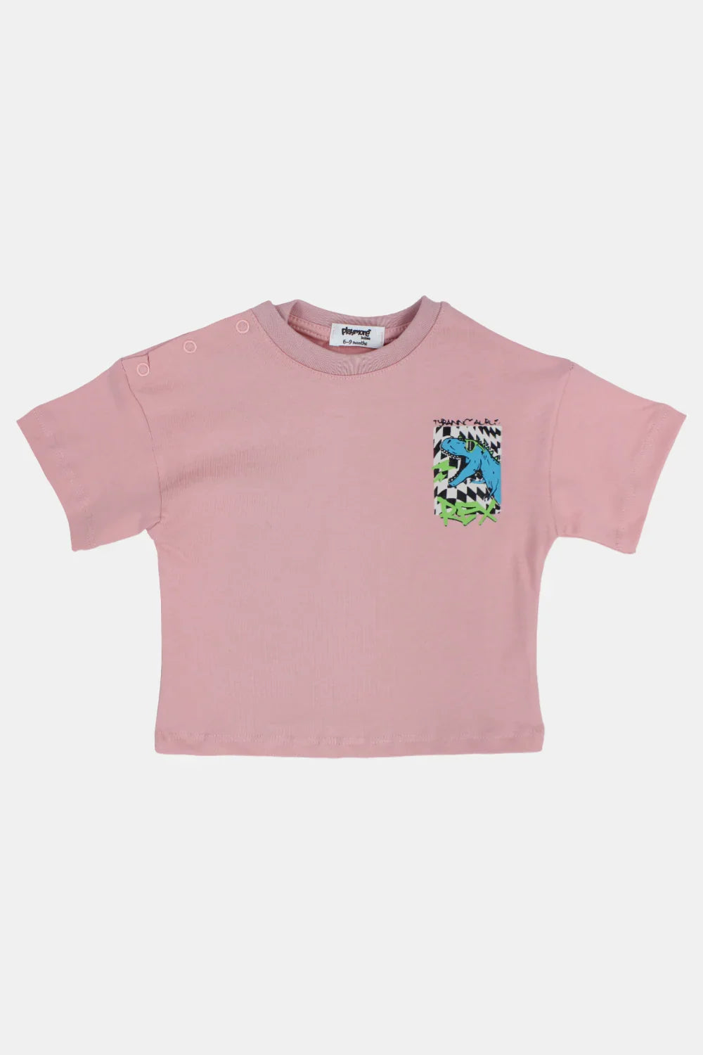 Unisex Baby Pink "NORTH COAST LOVIN" Cotton T-Shirt - Clothing - Playmore