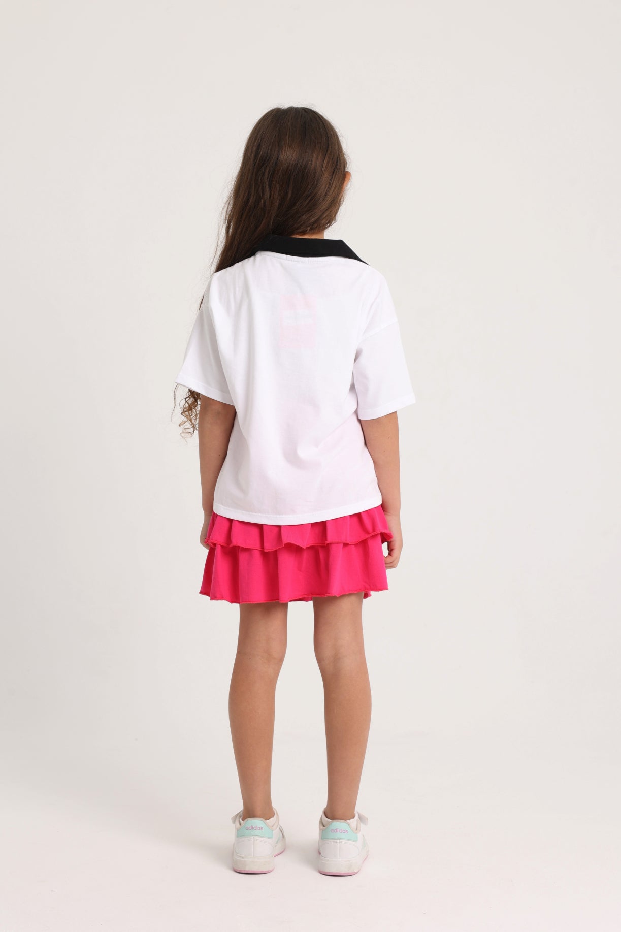 Unisex Kids Short-Sleeved Cotton T-Shirt – White "PLAYING OUTDOORS"