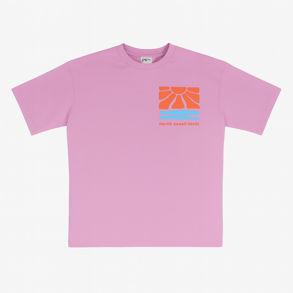 Unisex Pink North Coast Lovin’ Short-Sleeved T-Shirt