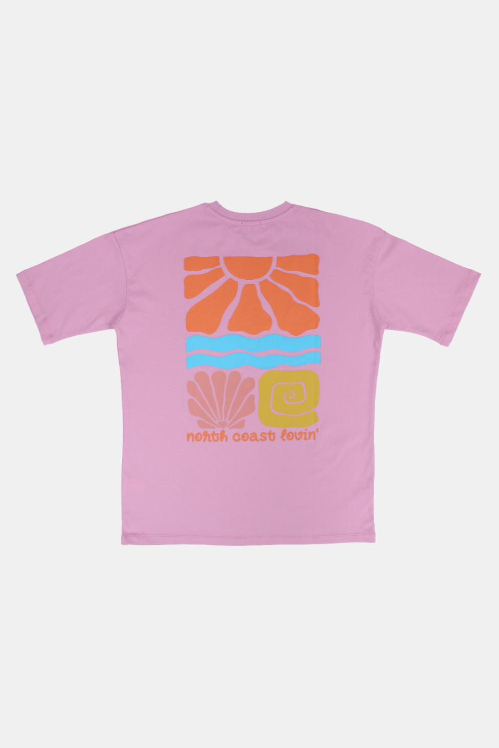 Unisex Pink North Coast Lovin’ Short-Sleeved T-Shirt