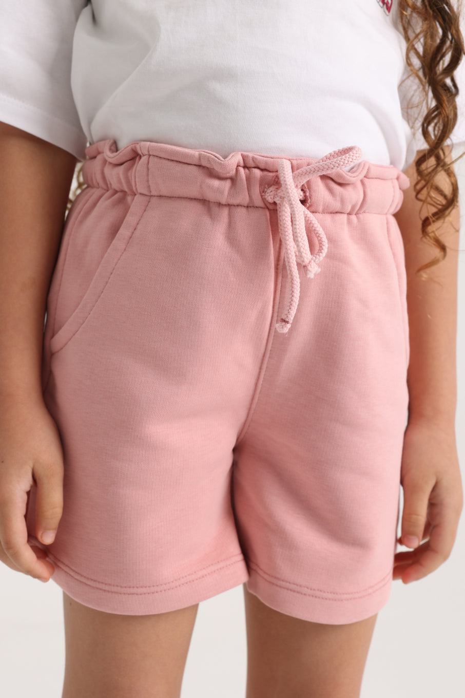 Unisex Cotton Shorts - Dusty Pink