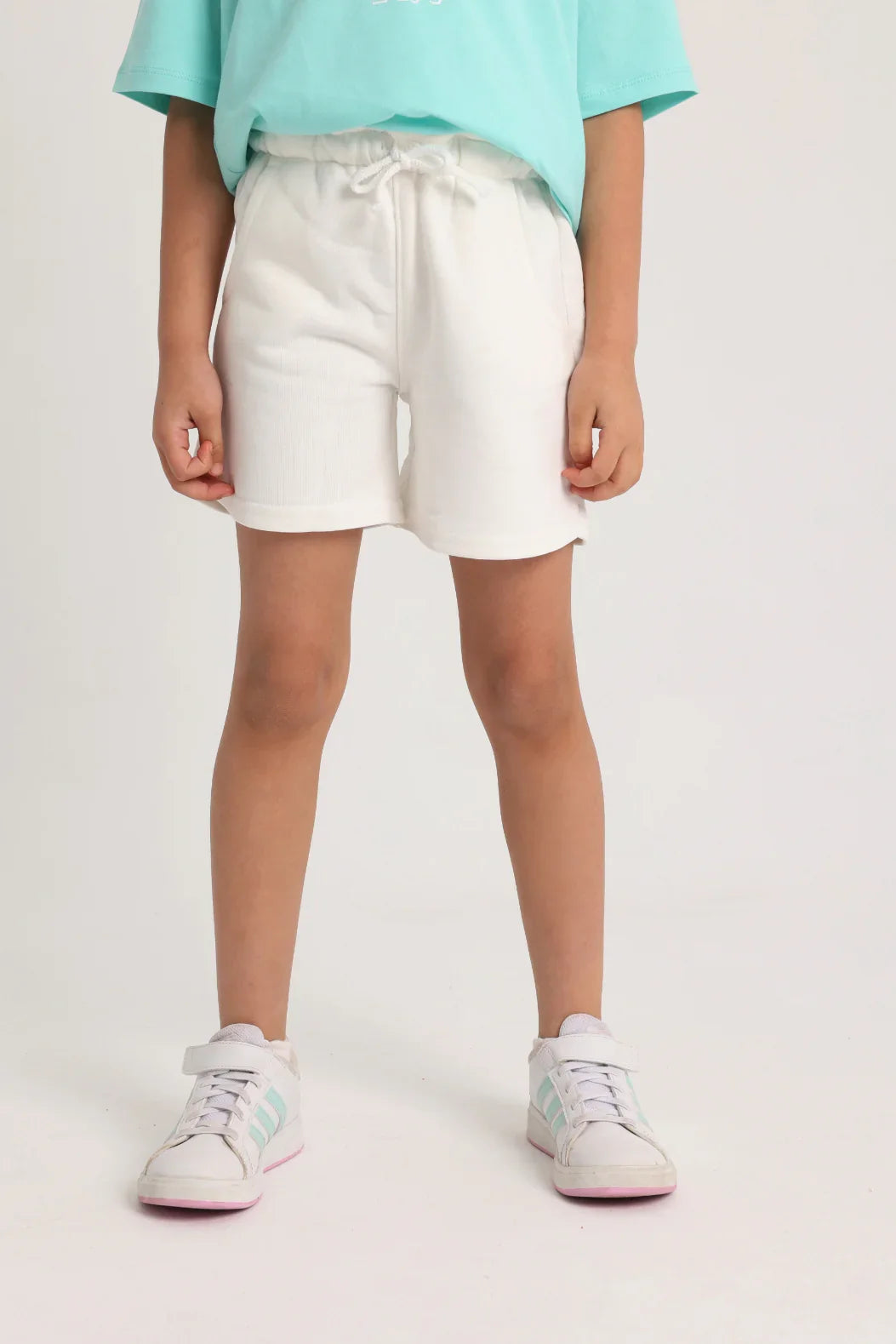Unisex Cotton Shorts - Off-White - Clothing - Playmore