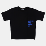 Unisex Cotton T-Shirt – Black "Full Time Job" Print