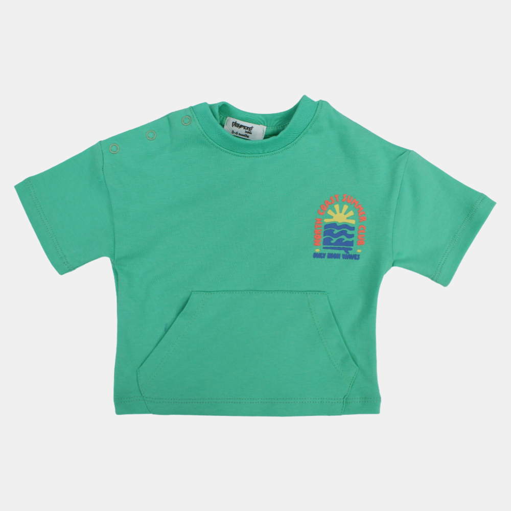 Unisex Baby Mint "North Coast Summer Club" T-Shirt