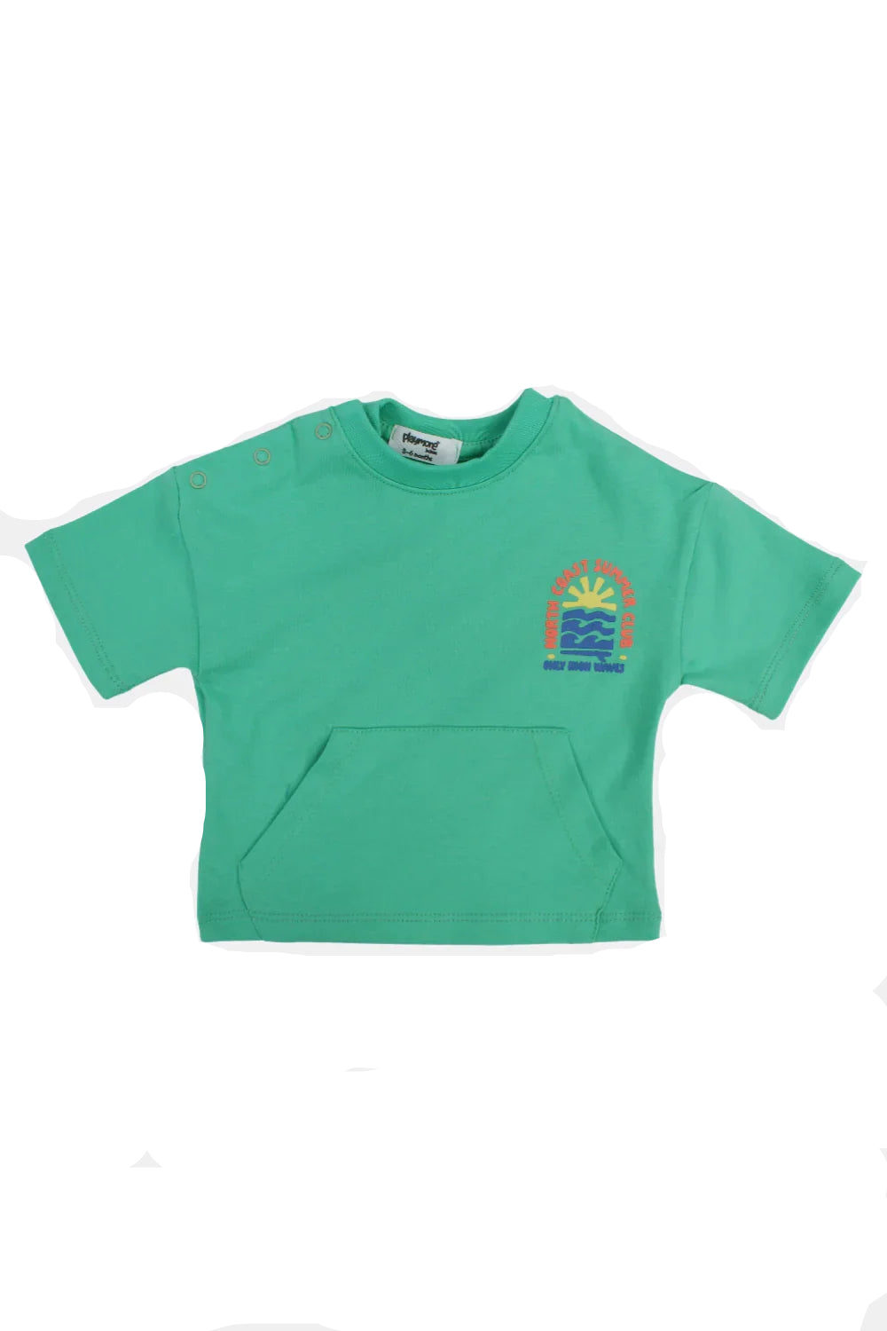 Unisex Baby Mint "North Coast Summer Club" T-Shirt