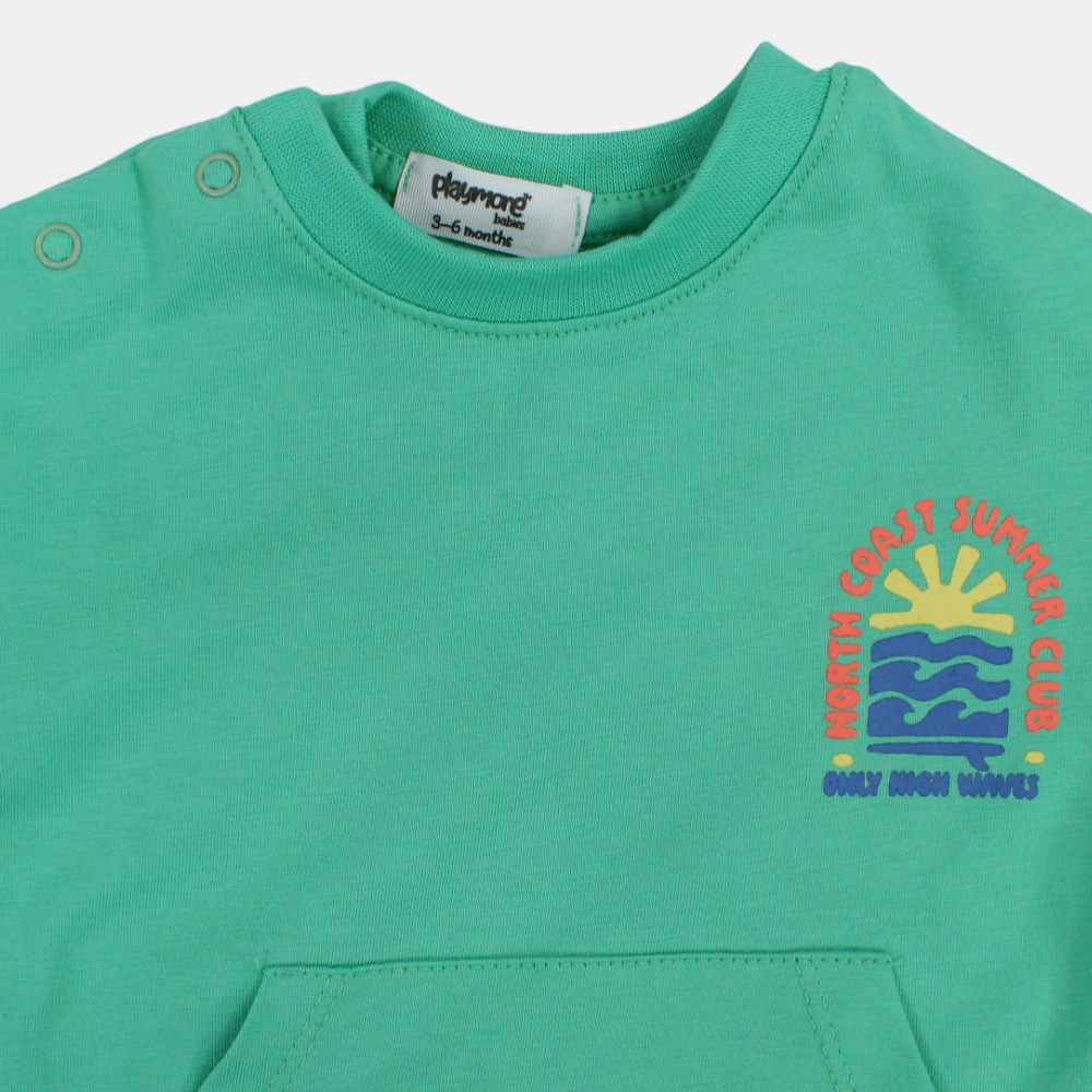 Unisex Baby Mint "North Coast Summer Club" T-Shirt