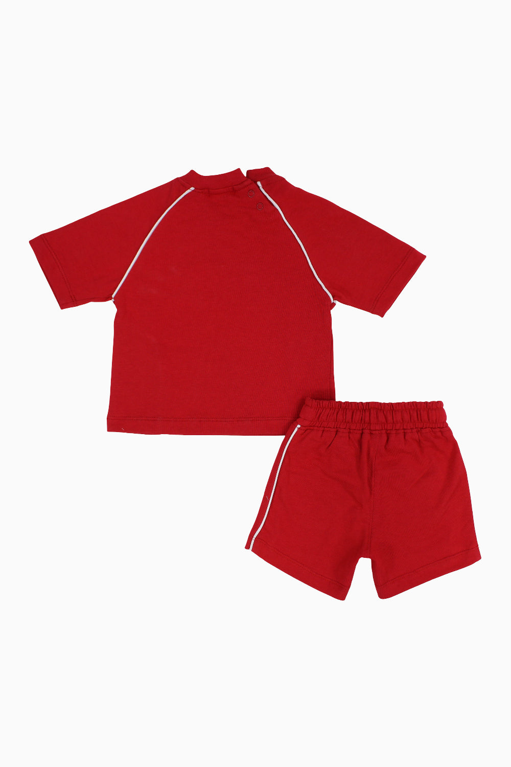 Unisex Baby Red Cotton 2-Piece Outfit Set
