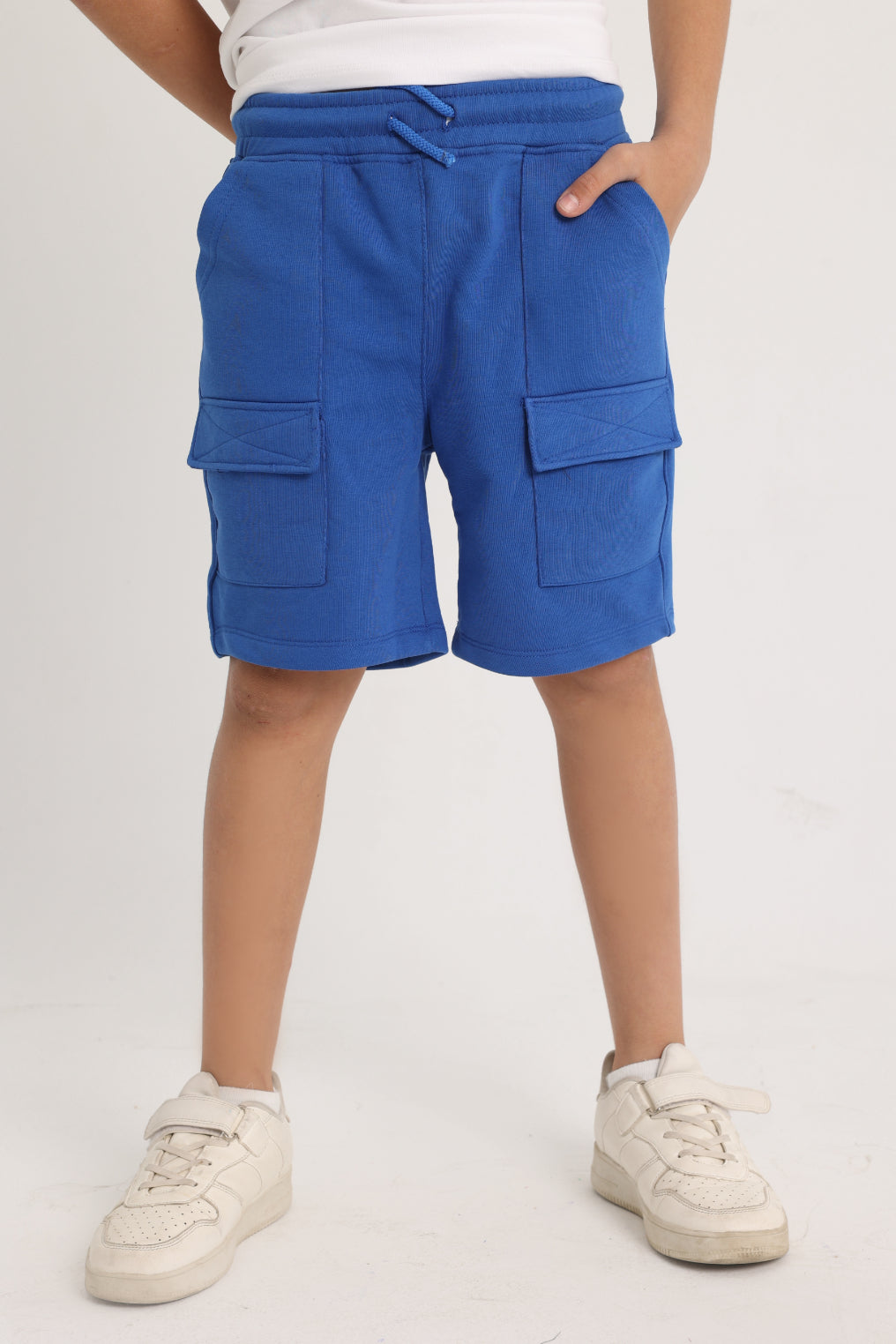 Unisex Cotton Shorts – Blue