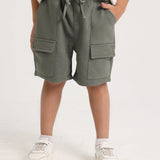Unisex Cotton Shorts – Olive