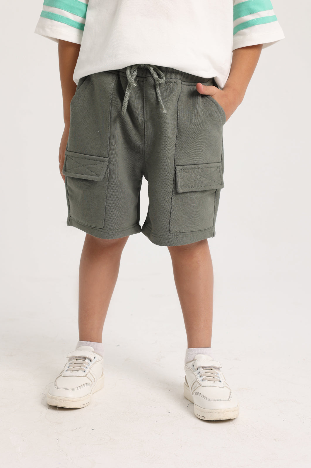 Unisex Cotton Shorts – Olive