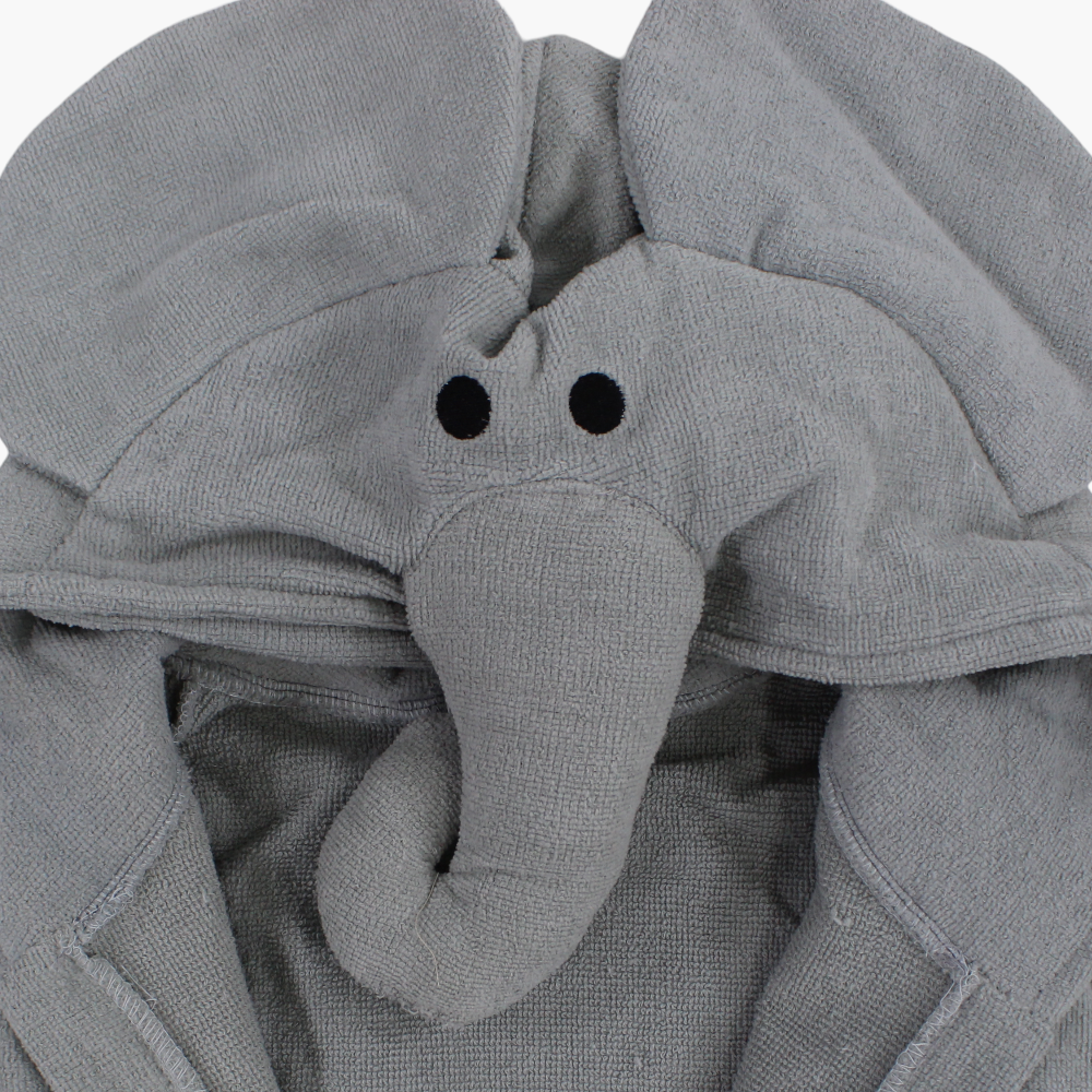 Unisex Swim Robe – Grey Elephant Design